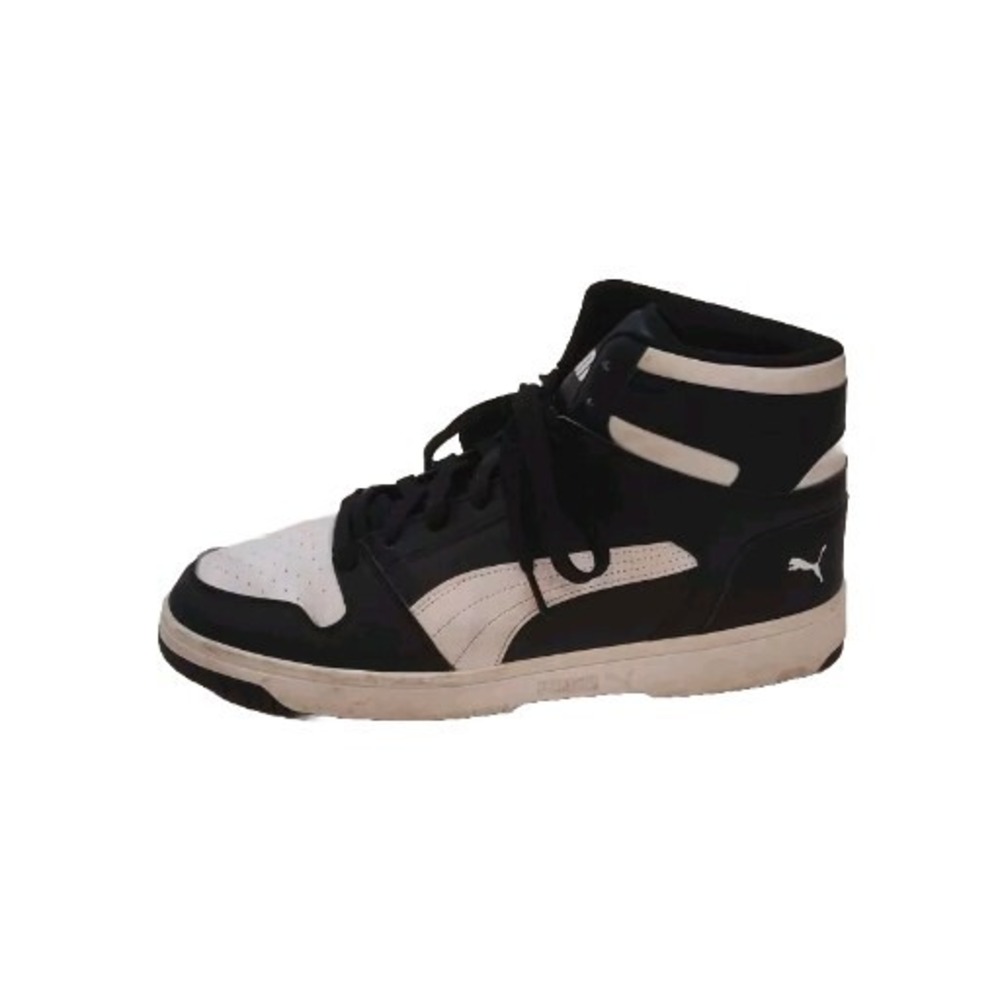 PUMA Rebound LayUp SL Mens Size 12 Black/White Sneakers Model# 386438-01